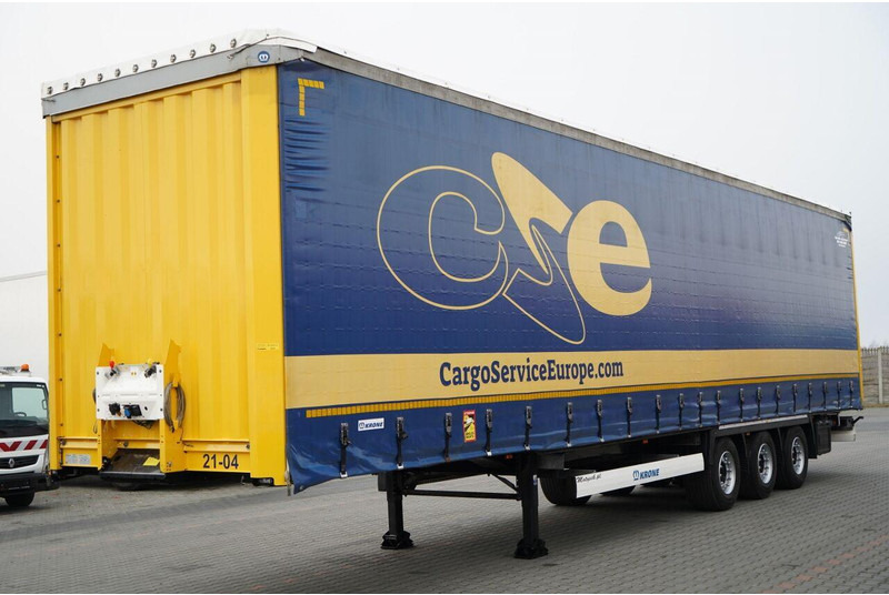 Krone FIRANKA / MEGA / DACH PODNOSZONY / LOW DECK / PLANDEKA ZBROJONA - نصف مقطورة ستارة: صورة 1 Krone FIRANKA / MEGA / DACH PODNOSZONY / LOW DECK / PLANDEKA ZBROJONA - نصف مقطورة ستارة: صورة 1