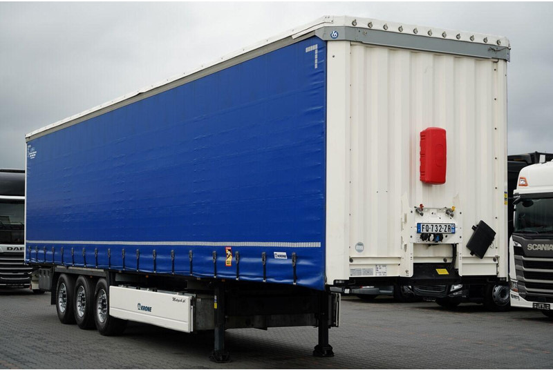 Krone FIRANKA / STANDARD / KOSZ NA PALETY / PLANDEKA ZBROJONA / SPROW - نصف مقطورة ستارة: صورة 1 Krone FIRANKA / STANDARD / KOSZ NA PALETY / PLANDEKA ZBROJONA / SPROW - نصف مقطورة ستارة: صورة 1