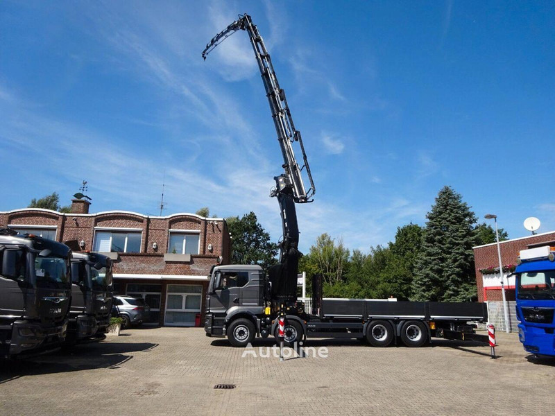 MAN 35.510 - Flatbed+crane - شاحنات مسطحة, شاحنة كرين: صورة 1 MAN 35.510 - Flatbed+crane - شاحنات مسطحة, شاحنة كرين: صورة 1