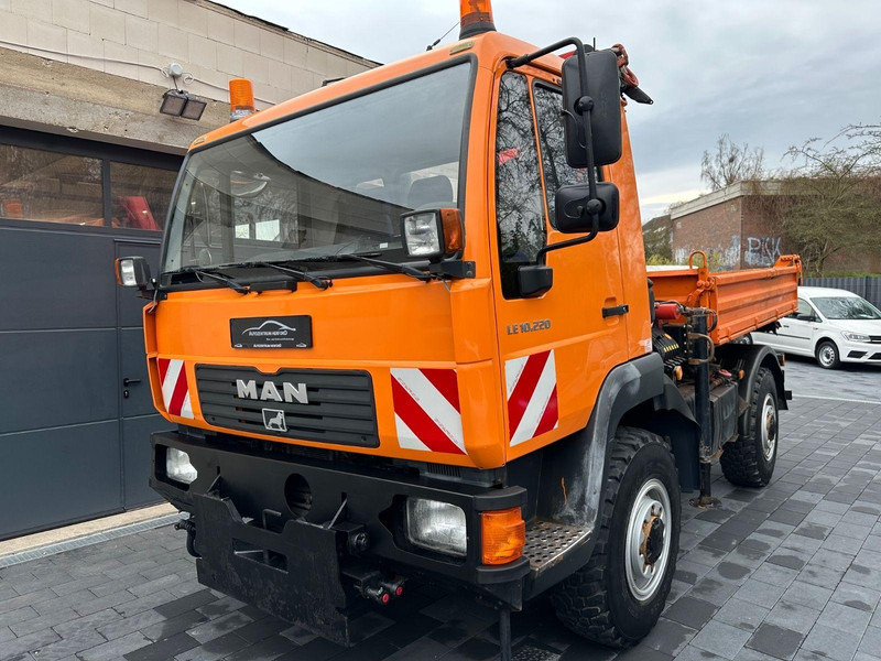 MAN LE 10.220 4X4 + Palfinger PK 6001 - شاحنة قلاب, شاحنة كرين: صورة 1 MAN LE 10.220 4X4 + Palfinger PK 6001 - شاحنة قلاب, شاحنة كرين: صورة 1