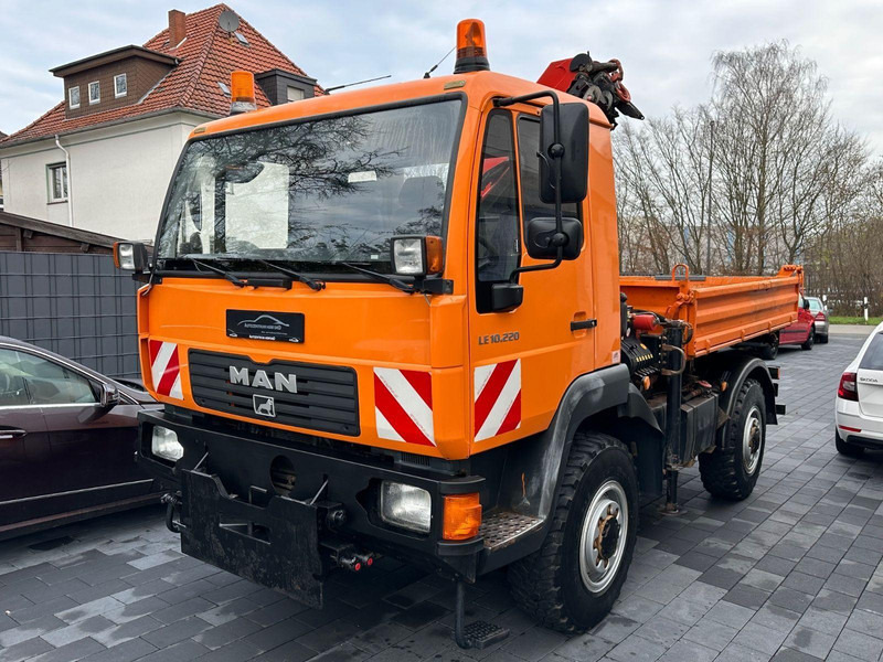 MAN LE 10.220 4X4 + Palfinger PK 6001 - شاحنة قلاب, شاحنة كرين: صورة 2 MAN LE 10.220 4X4 + Palfinger PK 6001 - شاحنة قلاب, شاحنة كرين: صورة 2
