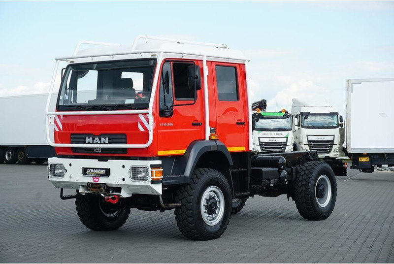 MAN LE 220 / 4 X 4 / DOKA / DO ZABUDOWY / KAMPER - شاحنة هيكل كابينة: صورة 2 MAN LE 220 / 4 X 4 / DOKA / DO ZABUDOWY / KAMPER - شاحنة هيكل كابينة: صورة 2