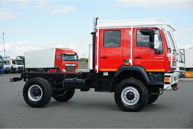 MAN LE 220 / 4 X 4 / DOKA / DO ZABUDOWY / KAMPER - شاحنة هيكل كابينة: صورة 4 MAN LE 220 / 4 X 4 / DOKA / DO ZABUDOWY / KAMPER - شاحنة هيكل كابينة: صورة 4