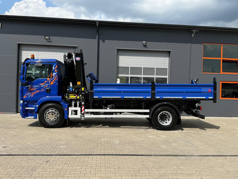 MAN MAN TGM TGL TGS 18.250 // E6 // wywrotka + HDS HMF z pilotem // - شاحنة قلاب: صورة 5 MAN MAN TGM TGL TGS 18.250 // E6 // wywrotka + HDS HMF z pilotem // - شاحنة قلاب: صورة 5