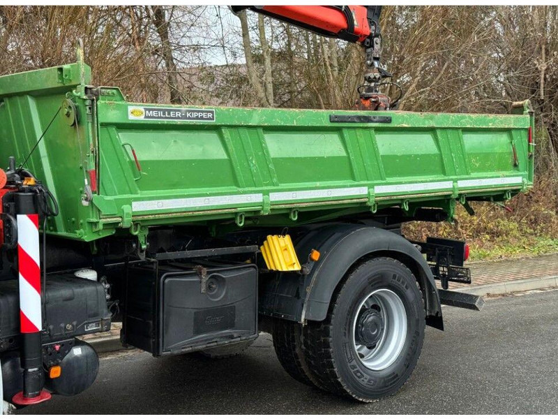 شاحنة قلاب, شاحنة كرين MAN TGA 18.360 Meiller 3-Way Tipper + Crane Palfinger PK 9501: صورة 17