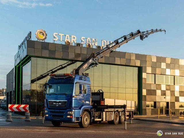 MAN TGA 26.440 6x4 HIAB 322-6 HIPRO Fly Jib - شاحنات مسطحة, شاحنة كرين: صورة 1 MAN TGA 26.440 6x4 HIAB 322-6 HIPRO Fly Jib - شاحنات مسطحة, شاحنة كرين: صورة 1