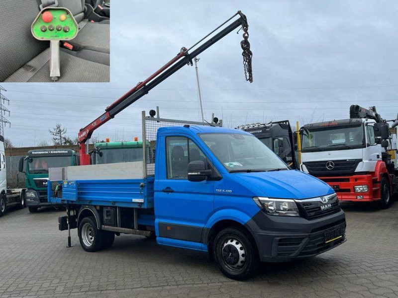 MAN TGE 6.120 Flatbed + Crane Maxilift ML 270 L.3H - شاحنات مسطحة, شاحنة كرين: صورة 4 MAN TGE 6.120 Flatbed + Crane Maxilift ML 270 L.3H - شاحنات مسطحة, شاحنة كرين: صورة 4