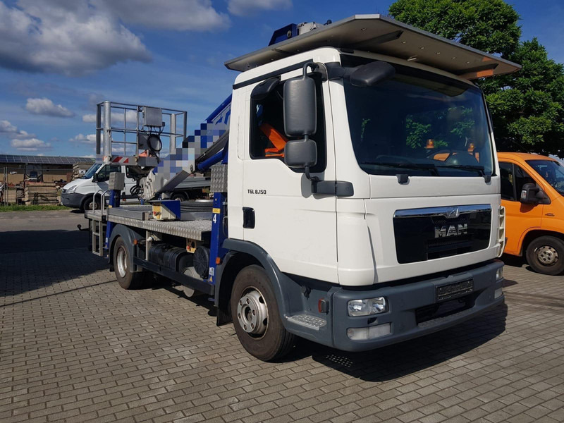 MAN TGL 8.150 22M Multitel - شاحنات مسطحة, شاحنة كرين: صورة 3 MAN TGL 8.150 22M Multitel - شاحنات مسطحة, شاحنة كرين: صورة 3