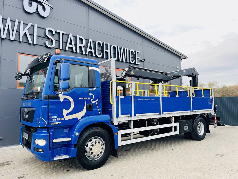 MAN TGM 18.250 - شاحنات مسطحة, شاحنة كرين: صورة 2 MAN TGM 18.250 - شاحنات مسطحة, شاحنة كرين: صورة 2