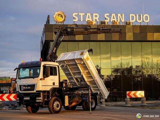 MAN TGS 18.360 4x4 HIAB 144 E-4 Crane Kipper - شاحنة قلاب, شاحنة كرين: صورة 4 MAN TGS 18.360 4x4 HIAB 144 E-4 Crane Kipper - شاحنة قلاب, شاحنة كرين: صورة 4