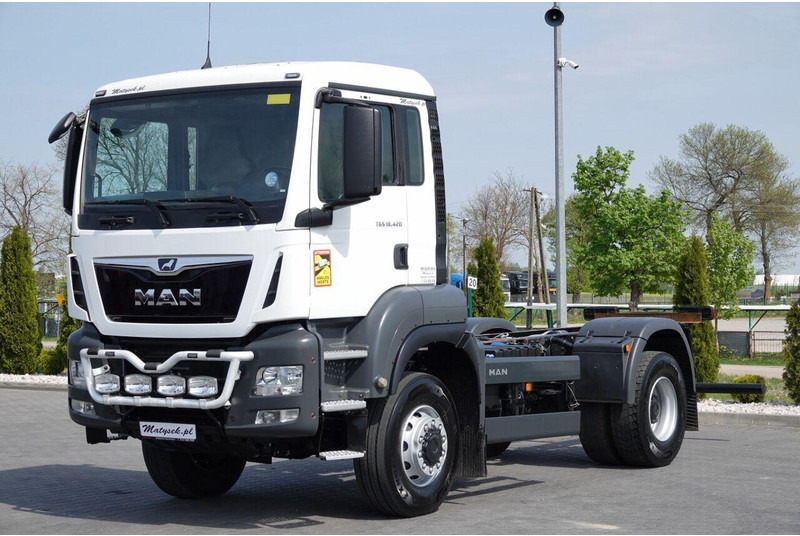 MAN TGS 18.420 / 4X4 / RAMA DŁ. 5,6 M / NAVI / DO ZABUDOWY / SPROWA - شاحنة هيكل كابينة: صورة 2 MAN TGS 18.420 / 4X4 / RAMA DŁ. 5,6 M / NAVI / DO ZABUDOWY / SPROWA - شاحنة هيكل كابينة: صورة 2