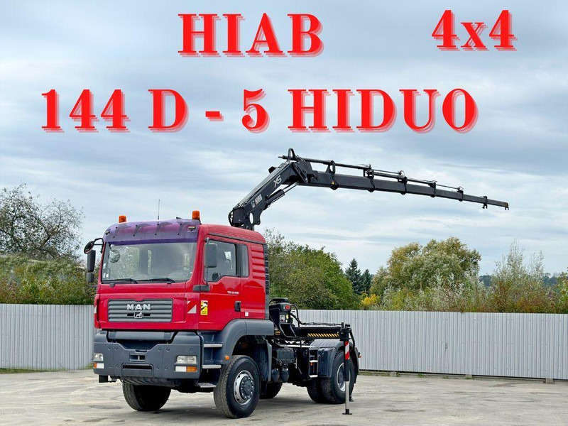 MAN TGS 18.480 * HIAB 144 D - HIDUO + FUNK/ 4x4 *TOP - وحدة جر: صورة 1 MAN TGS 18.480 * HIAB 144 D - HIDUO + FUNK/ 4x4 *TOP - وحدة جر: صورة 1