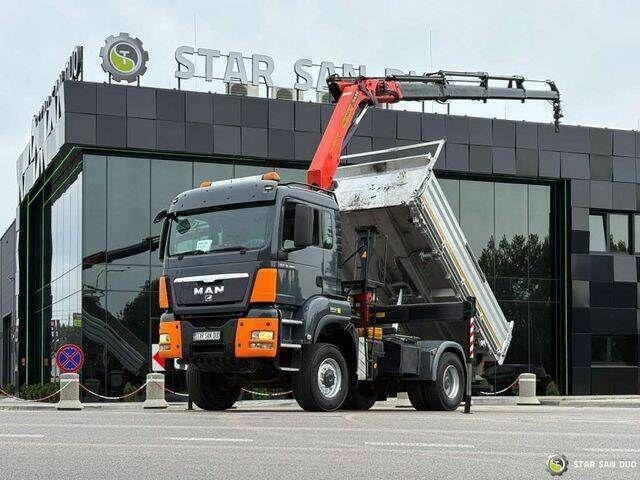 MAN TGS 18.480 PALFINGER PK 16502 HDS Crane,Kipper - شاحنة قلاب, شاحنة كرين: صورة 1 MAN TGS 18.480 PALFINGER PK 16502 HDS Crane,Kipper - شاحنة قلاب, شاحنة كرين: صورة 1