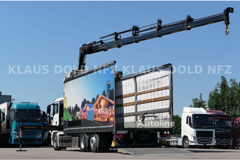 MAN TGS 22.440 - Curtain side+crane 6x2 - شاحنة ستارة: صورة 4 MAN TGS 22.440 - Curtain side+crane 6x2 - شاحنة ستارة: صورة 4