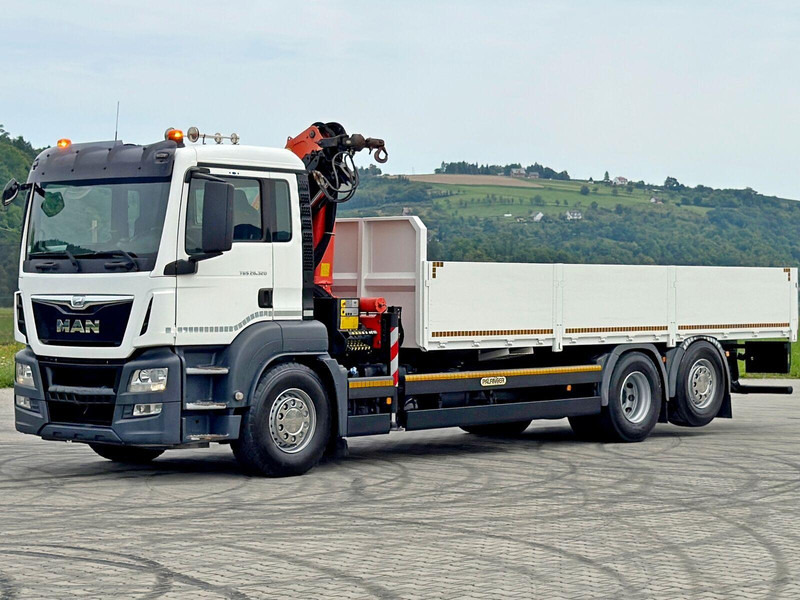 MAN TGS 26.320*PRITSCHE 7,20 / PK 16001-KA + FUNK - شاحنات مسطحة, شاحنة كرين: صورة 4 MAN TGS 26.320*PRITSCHE 7,20 / PK 16001-KA + FUNK - شاحنات مسطحة, شاحنة كرين: صورة 4