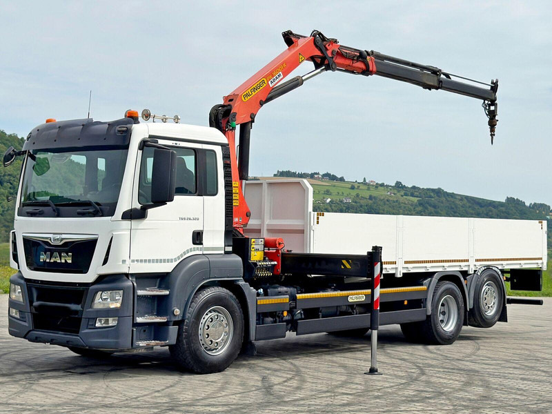 MAN TGS 26.320*PRITSCHE 7,20 / PK 16001-KA + FUNK - شاحنات مسطحة, شاحنة كرين: صورة 2 MAN TGS 26.320*PRITSCHE 7,20 / PK 16001-KA + FUNK - شاحنات مسطحة, شاحنة كرين: صورة 2