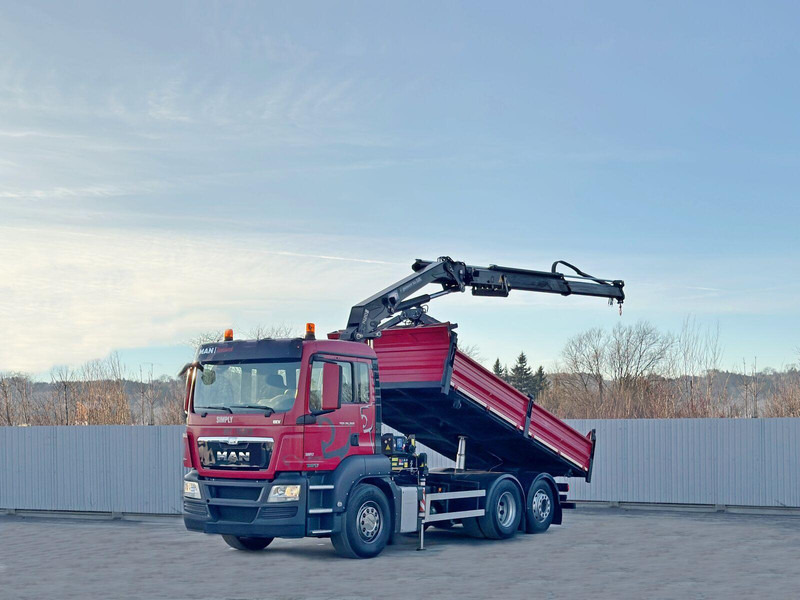 MAN TGS 26.360 Kipper 5,15m*HMF 1420 K2 + FUNK/6x2 - شاحنة قلاب, شاحنة كرين: صورة 2 MAN TGS 26.360 Kipper 5,15m*HMF 1420 K2 + FUNK/6x2 - شاحنة قلاب, شاحنة كرين: صورة 2