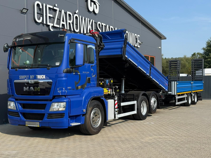 MAN TGS 26.360 wywrotka 3-stronna hds HMF 1420 K2+ Samro CD19TJ przy - وحدة جر: صورة 1 MAN TGS 26.360 wywrotka 3-stronna hds HMF 1420 K2+ Samro CD19TJ przy - وحدة جر: صورة 1