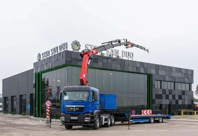 MAN TGS 26.400 6x4 HMF 3722 Fly Crane Semitrailer - وحدة جر: صورة 3 MAN TGS 26.400 6x4 HMF 3722 Fly Crane Semitrailer - وحدة جر: صورة 3