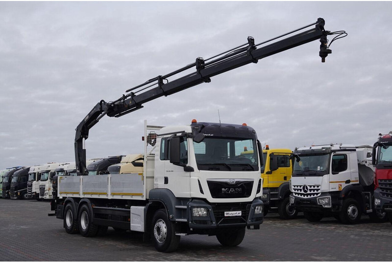 MAN TGS 26.400 / 6x4 / SKRZYNIOWY - 6,5M / HDS HIAB 188 4xwysów 13 M - شاحنات مسطحة, شاحنة كرين: صورة 4 MAN TGS 26.400 / 6x4 / SKRZYNIOWY - 6,5M / HDS HIAB 188 4xwysów 13 M - شاحنات مسطحة, شاحنة كرين: صورة 4