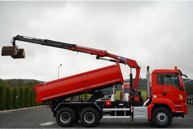 MAN TGS 26.400 / 6x4 / WYWROTKA 2 STRONNA  + HDS HMF 1530 K2  / HYDR - شاحنة قلاب, شاحنة كرين: صورة 5 MAN TGS 26.400 / 6x4 / WYWROTKA 2 STRONNA  + HDS HMF 1530 K2  / HYDR - شاحنة قلاب, شاحنة كرين: صورة 5