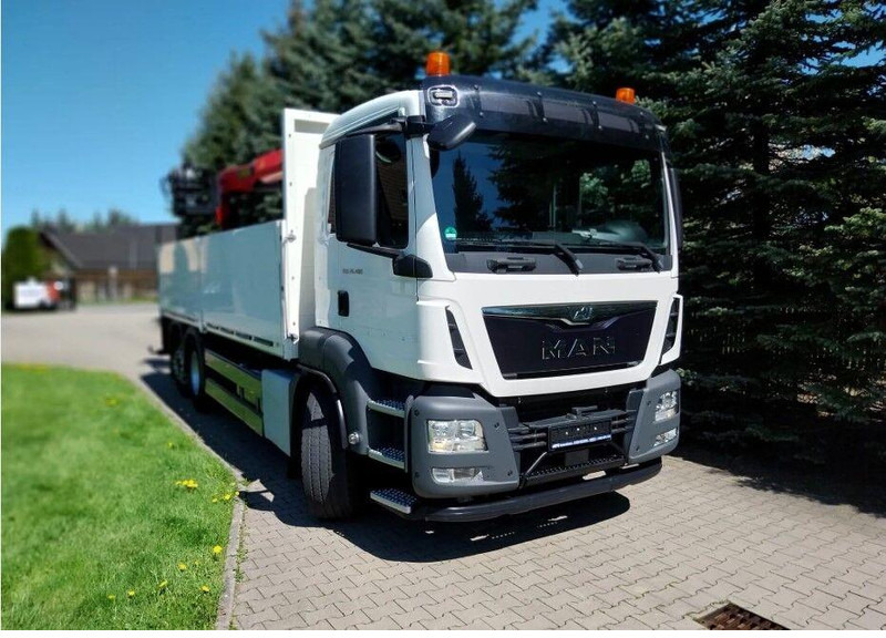 MAN TGS 26.400 Flatbed + Crane Palfinger PK 23001L - شاحنات مسطحة, شاحنة كرين: صورة 4 MAN TGS 26.400 Flatbed + Crane Palfinger PK 23001L - شاحنات مسطحة, شاحنة كرين: صورة 4