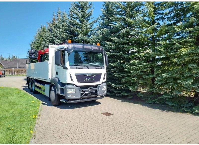 MAN TGS 26.400 Flatbed + Crane Palfinger PK 23001L - شاحنات مسطحة, شاحنة كرين: صورة 5 MAN TGS 26.400 Flatbed + Crane Palfinger PK 23001L - شاحنات مسطحة, شاحنة كرين: صورة 5