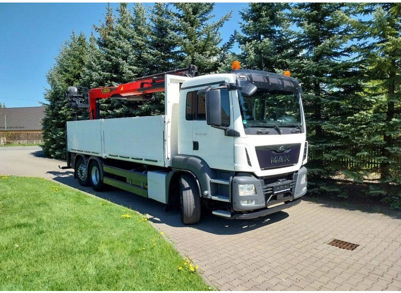 MAN TGS 26.400 Flatbed + Crane Palfinger PK 23001L - شاحنات مسطحة, شاحنة كرين: صورة 3 MAN TGS 26.400 Flatbed + Crane Palfinger PK 23001L - شاحنات مسطحة, شاحنة كرين: صورة 3