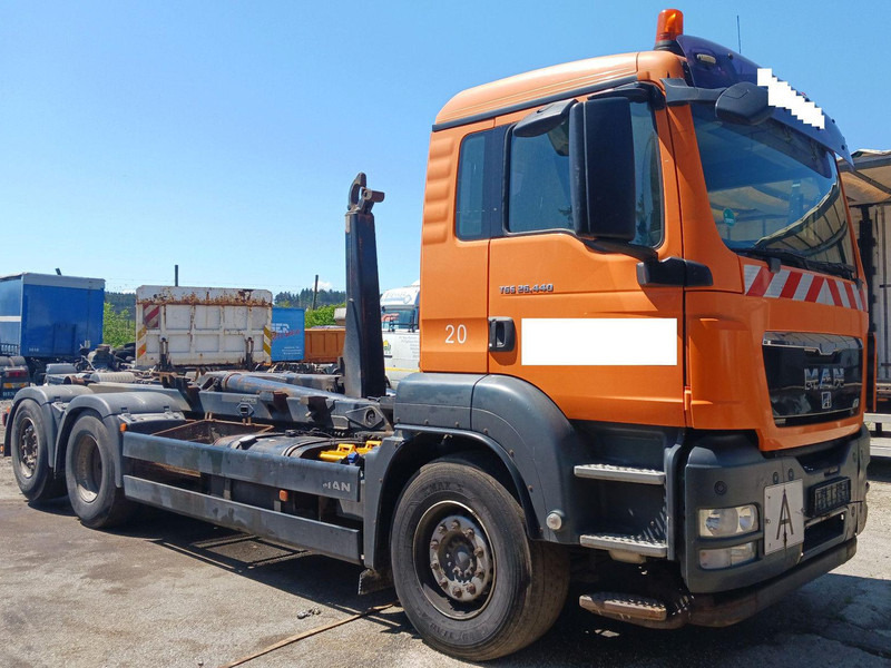 MAN TGS 26.440 Meiller RK2065, EURO5, GERMAN - شاحنات مسطحة, شاحنة كرين: صورة 2 MAN TGS 26.440 Meiller RK2065, EURO5, GERMAN - شاحنات مسطحة, شاحنة كرين: صورة 2