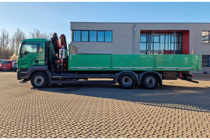 MAN TGS 26.460 6X2 Flatbed + Crane Atlas 172.3E-A4 + RC - شاحنات مسطحة, شاحنة كرين: صورة 5 MAN TGS 26.460 6X2 Flatbed + Crane Atlas 172.3E-A4 + RC - شاحنات مسطحة, شاحنة كرين: صورة 5