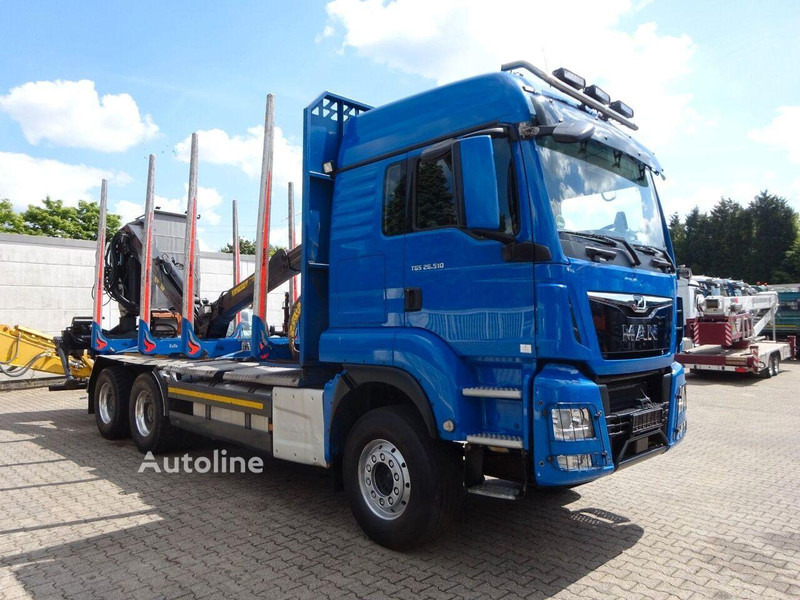 MAN TGS 26.510 - Timber truck+crane - شاحنة قطع الأشجار, شاحنة كرين: صورة 4 MAN TGS 26.510 - Timber truck+crane - شاحنة قطع الأشجار, شاحنة كرين: صورة 4