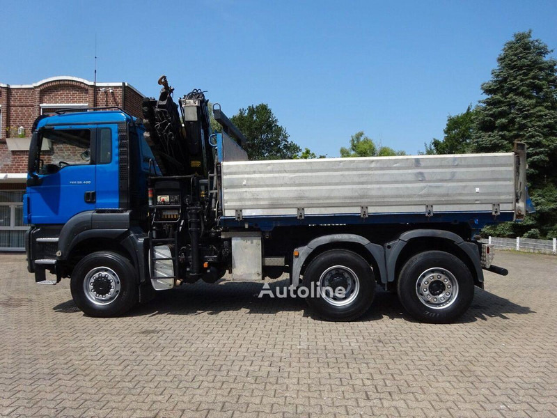 MAN TGS 28.400 - 3 way tipper+crane - شاحنة قلاب, شاحنة كرين: صورة 2 MAN TGS 28.400 - 3 way tipper+crane - شاحنة قلاب, شاحنة كرين: صورة 2