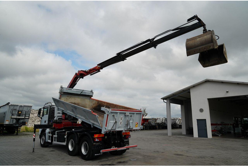 MAN TGS 33.360 / WYWROTKA + HDS - شاحنة قلاب, شاحنة كرين: صورة 4 MAN TGS 33.360 / WYWROTKA + HDS - شاحنة قلاب, شاحنة كرين: صورة 4