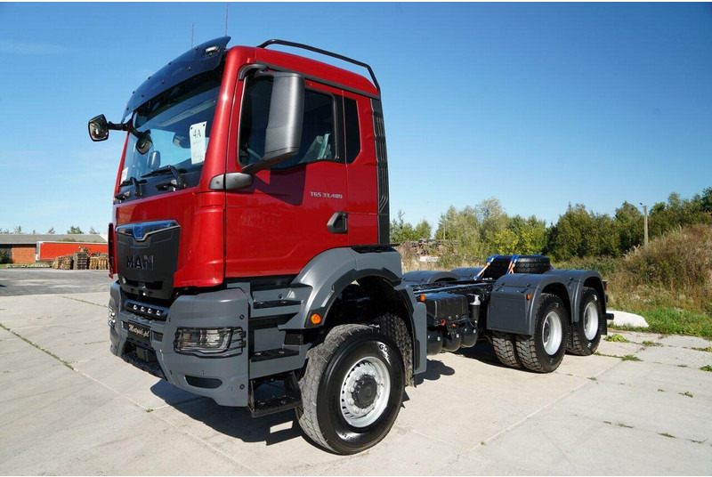 MAN TGS 33.480 / 6x6 / DO ZABUDOWY / FABRYCZNIE NOWY 2025 - شاحنة هيكل كابينة: صورة 5 MAN TGS 33.480 / 6x6 / DO ZABUDOWY / FABRYCZNIE NOWY 2025 - شاحنة هيكل كابينة: صورة 5
