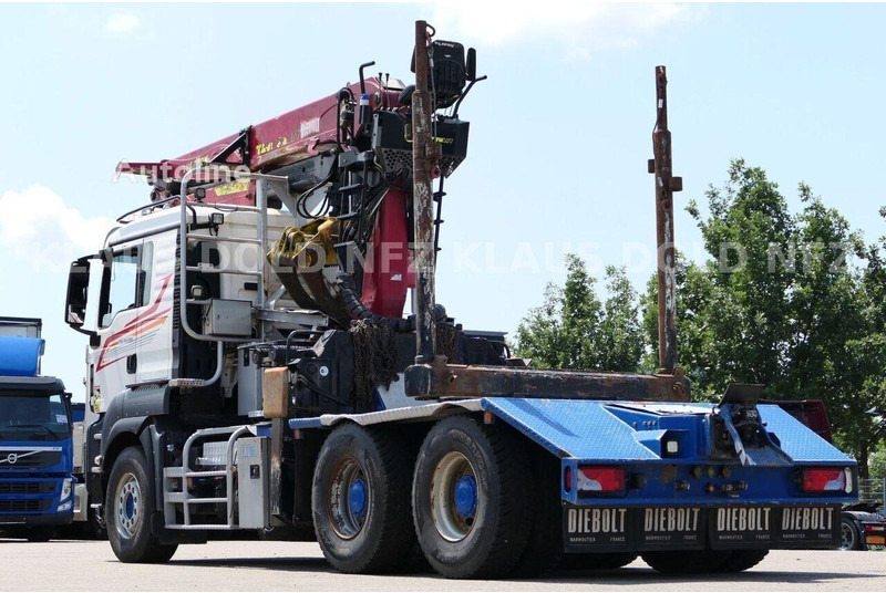 MAN TGS 33.500 - Timper truck+crane - شاحنة قطع الأشجار, شاحنة كرين: صورة 4 MAN TGS 33.500 - Timper truck+crane - شاحنة قطع الأشجار, شاحنة كرين: صورة 4