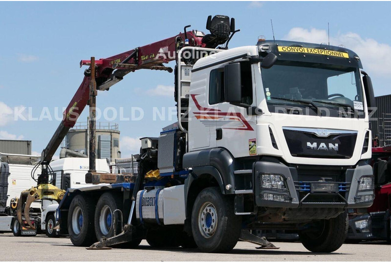 MAN TGS 33.500 - Timper truck+crane - شاحنة قطع الأشجار, شاحنة كرين: صورة 2 MAN TGS 33.500 - Timper truck+crane - شاحنة قطع الأشجار, شاحنة كرين: صورة 2