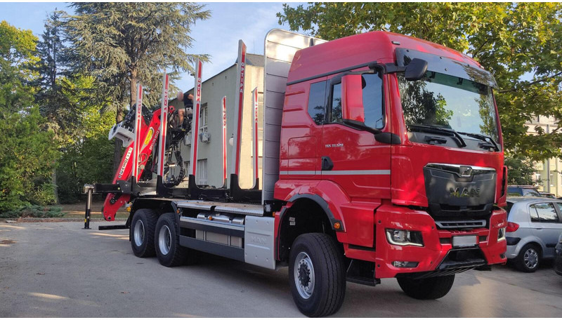 MAN TGS 33.520 - شاحنة قطع الأشجار, شاحنة كرين: صورة 2 MAN TGS 33.520 - شاحنة قطع الأشجار, شاحنة كرين: صورة 2