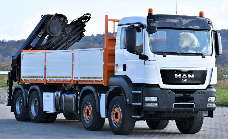 MAN TGS 35.440 * HIAB 322 EP-5HIPRO+FUNK / 8x4! - شاحنات مسطحة, شاحنة كرين: صورة 4 MAN TGS 35.440 * HIAB 322 EP-5HIPRO+FUNK / 8x4! - شاحنات مسطحة, شاحنة كرين: صورة 4
