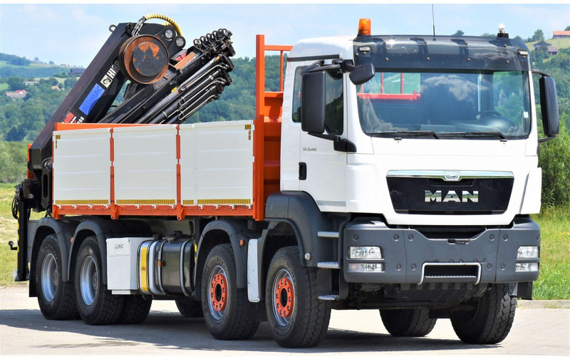 MAN TGS 35.440 * HIAB 322 EP-5HIPRO+FUNK / 8x4! - شاحنات مسطحة, شاحنة كرين: صورة 3 MAN TGS 35.440 * HIAB 322 EP-5HIPRO+FUNK / 8x4! - شاحنات مسطحة, شاحنة كرين: صورة 3