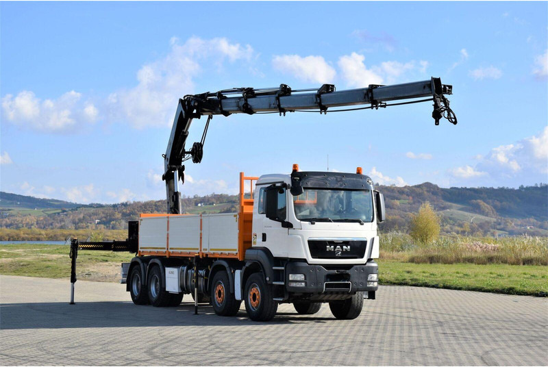 MAN TGS 35.440 * HIAB 322 EP-5HIPRO+FUNK / 8x4! - شاحنات مسطحة, شاحنة كرين: صورة 2 MAN TGS 35.440 * HIAB 322 EP-5HIPRO+FUNK / 8x4! - شاحنات مسطحة, شاحنة كرين: صورة 2