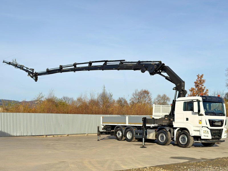MAN TGS 35.440* HIAB 422 E-7 + JIB 75 X-4 + FUNK - شاحنات مسطحة, شاحنة كرين: صورة 2 MAN TGS 35.440* HIAB 422 E-7 + JIB 75 X-4 + FUNK - شاحنات مسطحة, شاحنة كرين: صورة 2
