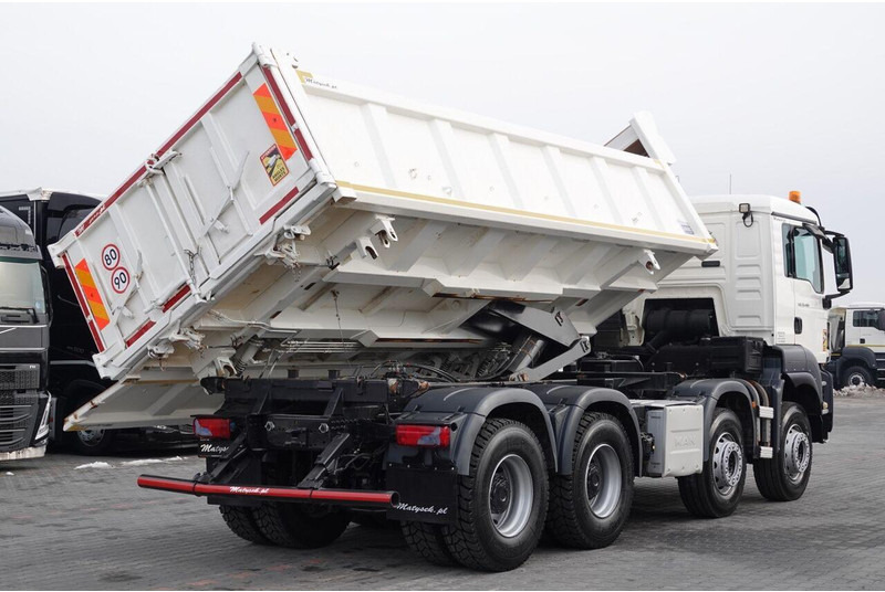 شاحنة قلاب MAN TGS 35.480 / 8x4 / WYWROTKA / BORDMATIC / HYDROBURTA / OPONY 100: صورة 13