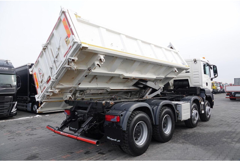 شاحنة قلاب MAN TGS 35.480 / 8x4 / WYWROTKA / BORDMATIC / HYDROBURTA / OPONY 100: صورة 12