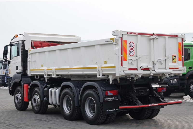 شاحنة قلاب MAN TGS 35.480 / 8x4 / WYWROTKA / BORDMATIC / HYDROBURTA / OPONY 100: صورة 19