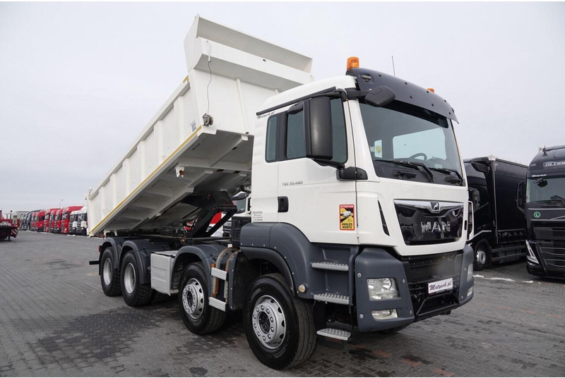 شاحنة قلاب MAN TGS 35.480 / 8x4 / WYWROTKA / BORDMATIC / HYDROBURTA / OPONY 100: صورة 6