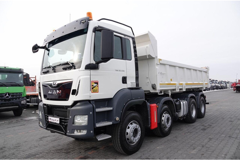 شاحنة قلاب MAN TGS 35.480 / 8x4 / WYWROTKA / BORDMATIC / HYDROBURTA / OPONY 100: صورة 17