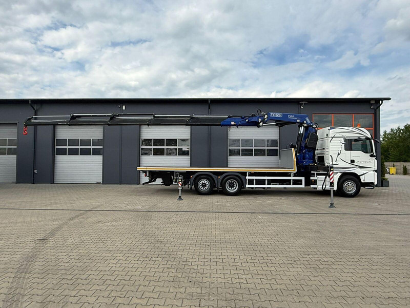 MAN TGS TGX 26.400 // E6 // 6x2 // platforma + FASSI F455RA.2.25 // - شاحنات مسطحة, شاحنة كرين: صورة 2 MAN TGS TGX 26.400 // E6 // 6x2 // platforma + FASSI F455RA.2.25 // - شاحنات مسطحة, شاحنة كرين: صورة 2