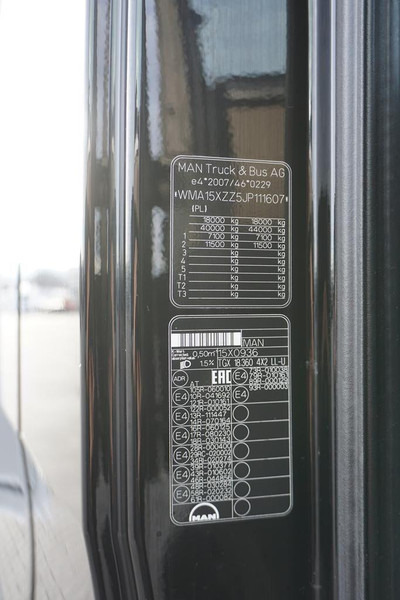 MAN TGX / 18.360 / ACC / E 6 / FIRANKA / 19 PALET / ŁAD. 7650 KG MAN TGX / 18.360 / ACC / E 6 / FIRANKA / 19 PALET / ŁAD. 7650 KG: صورة 11