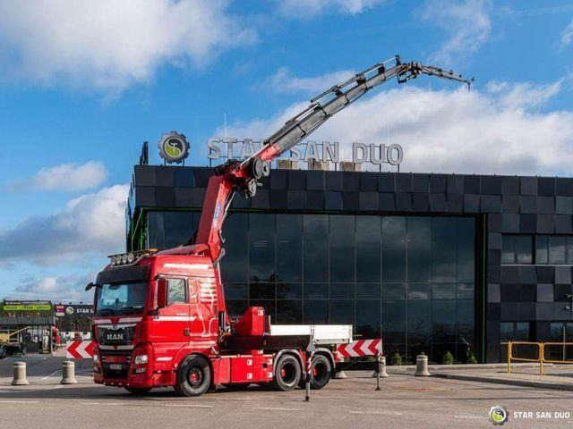 MAN TGX 28.500 6x2 HMF 5020K-RC Fly Jib Crane - شاحنات مسطحة, شاحنة كرين: صورة 2 MAN TGX 28.500 6x2 HMF 5020K-RC Fly Jib Crane - شاحنات مسطحة, شاحنة كرين: صورة 2