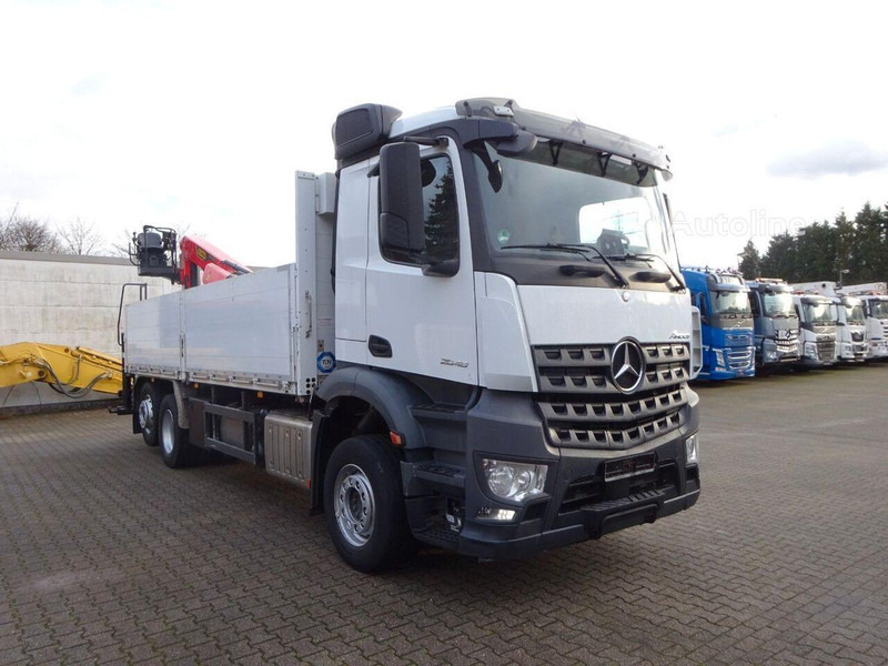 Mercedes-Benz 2648 - Flatbed+crane - شاحنات مسطحة, شاحنة كرين: صورة 3 Mercedes-Benz 2648 - Flatbed+crane - شاحنات مسطحة, شاحنة كرين: صورة 3